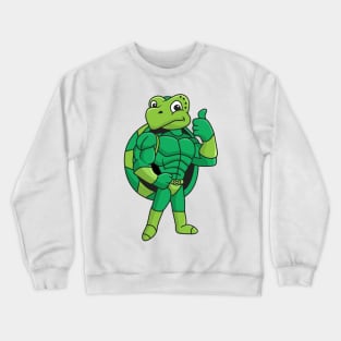 Cute and cool turtle Crewneck Sweatshirt